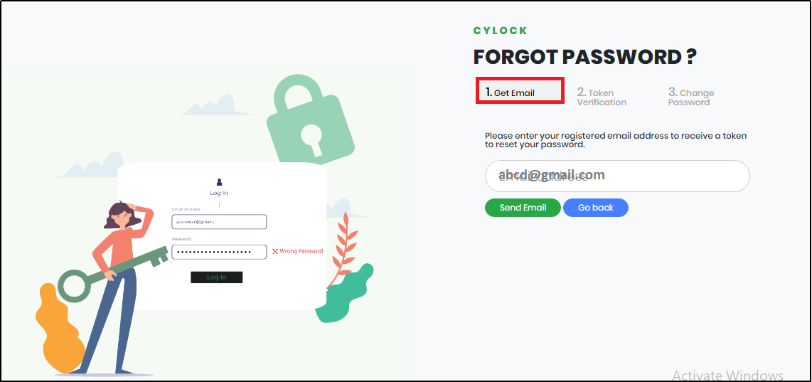 Forget Password - CyLock